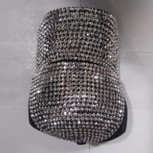 Black cap with sliver studs